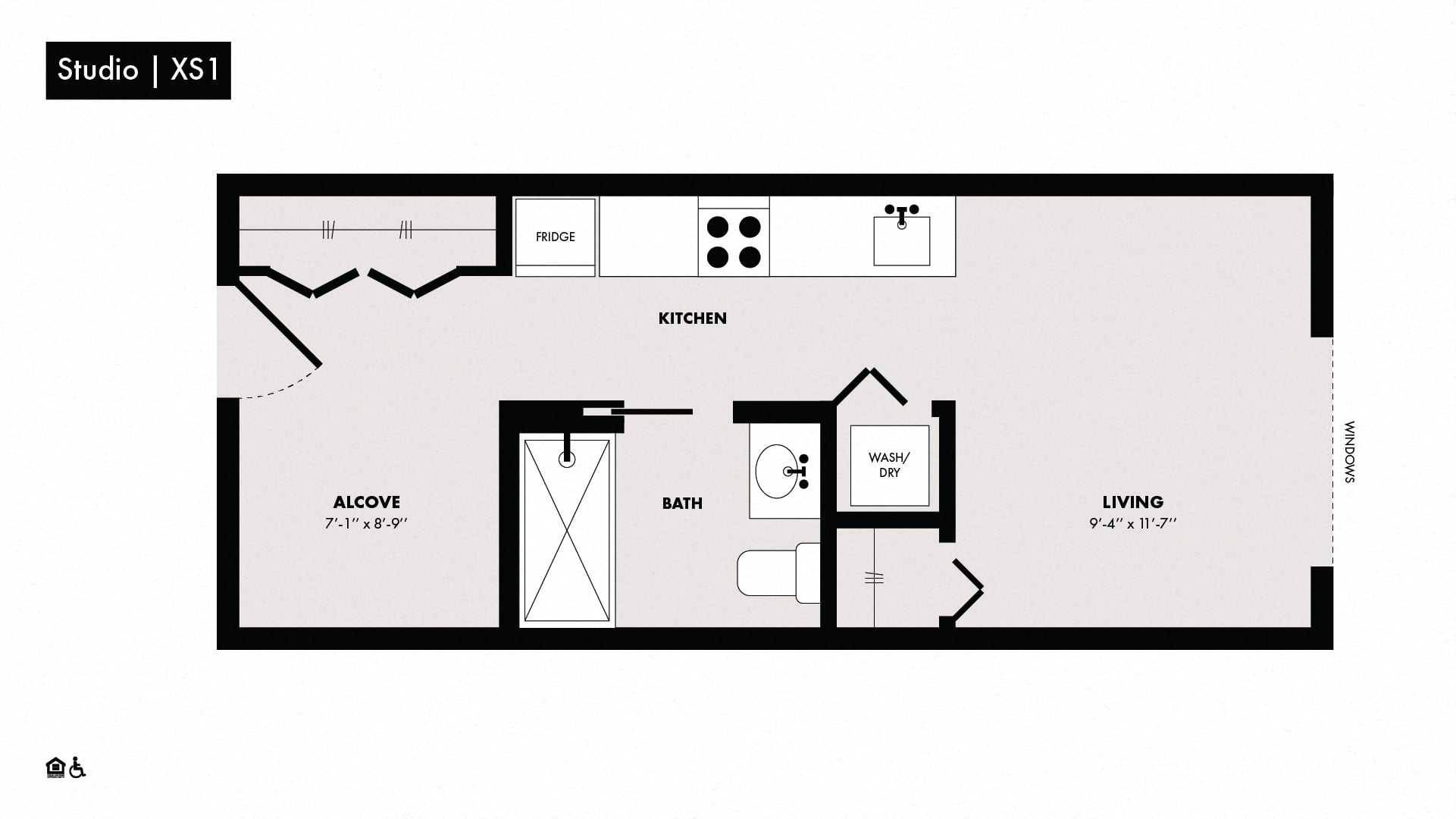 Studio-XS1 floor plan