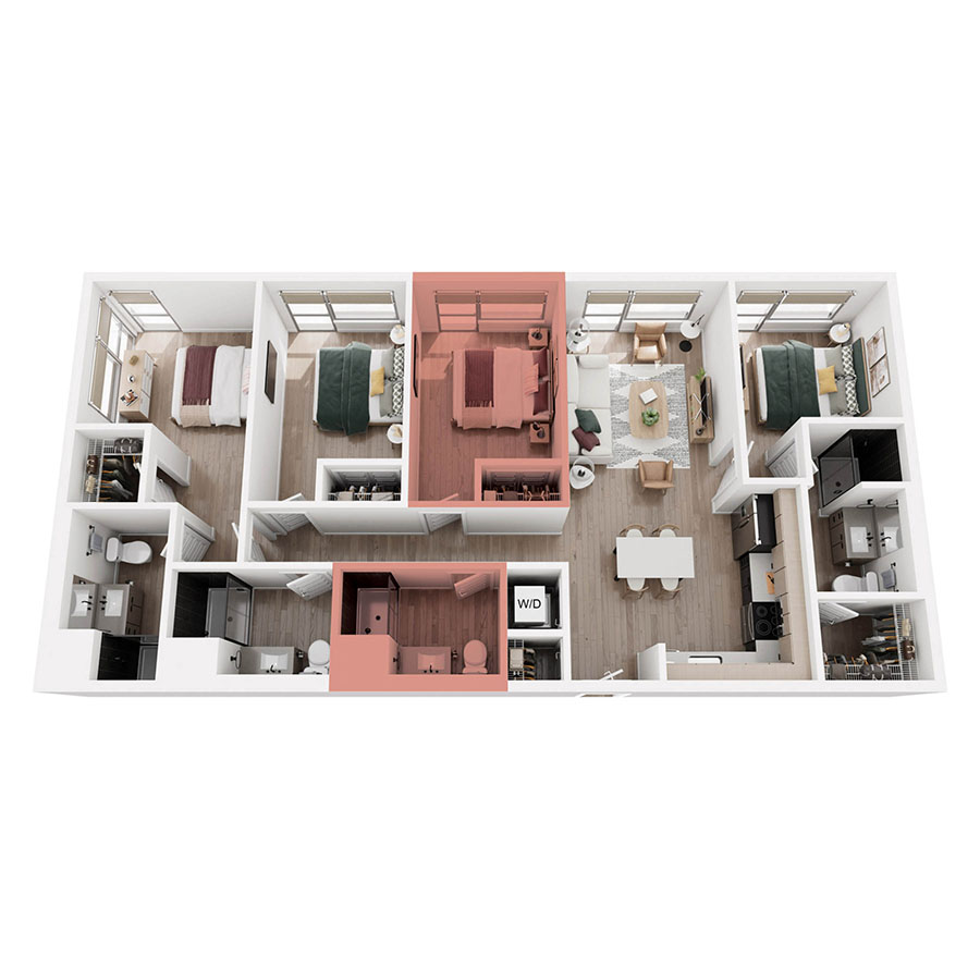 D1C floor plan