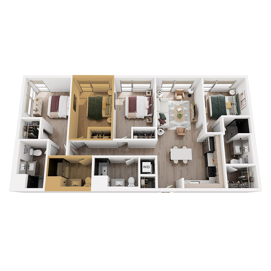 D1B floor plan