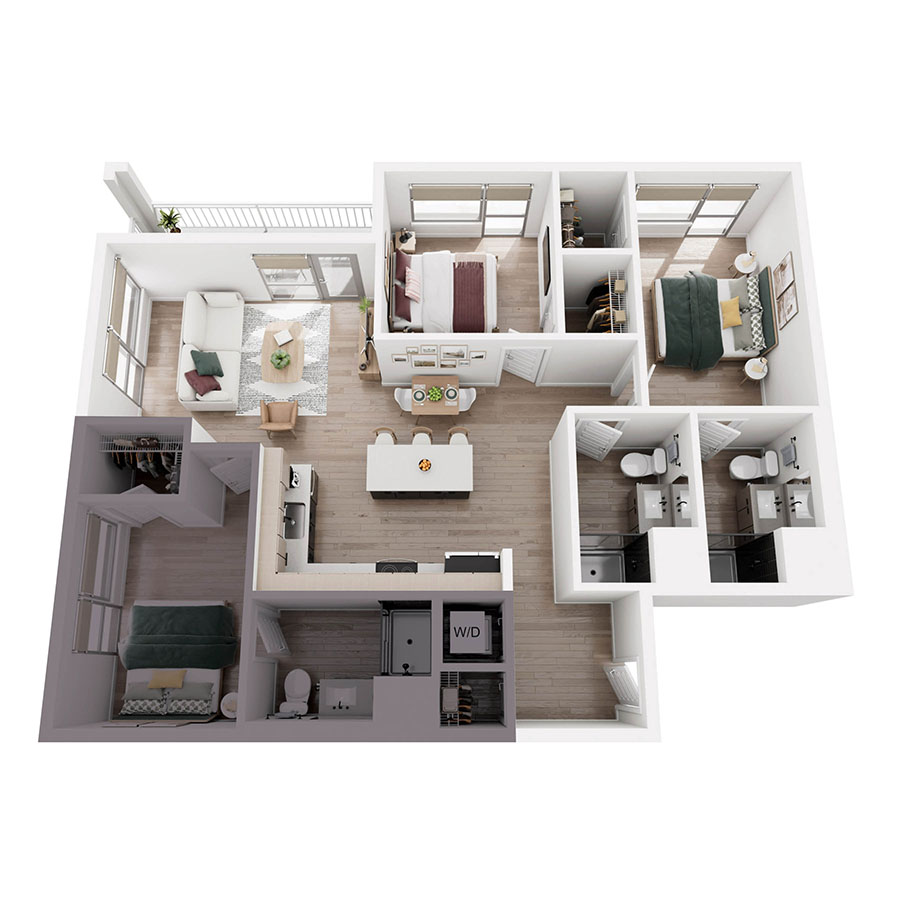 C3A floor plan
