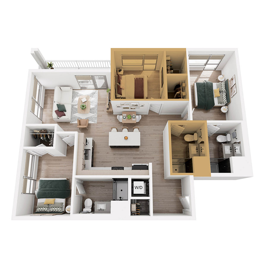 C3B floor plan