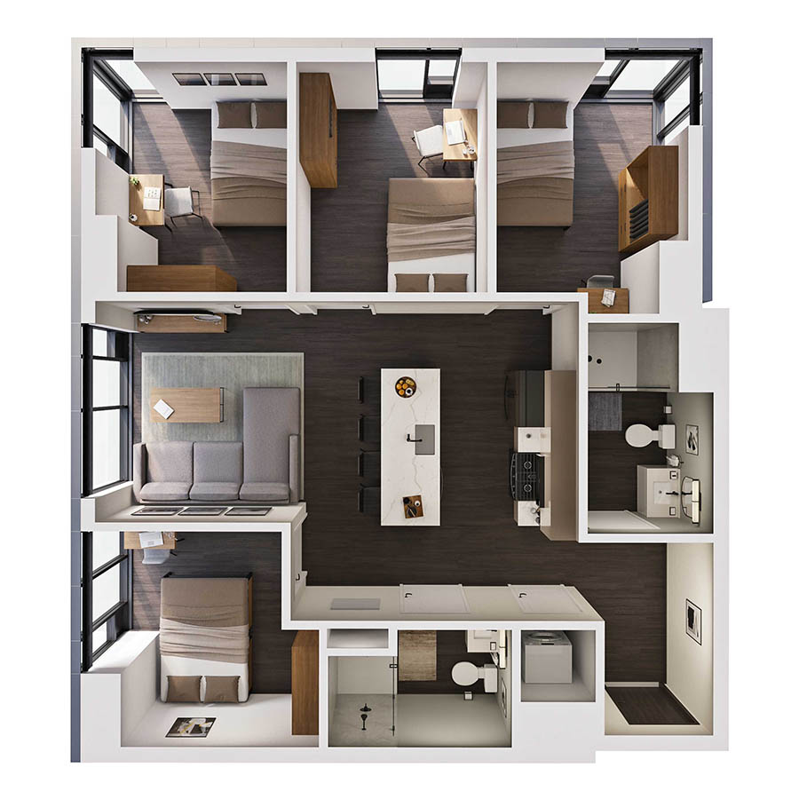 4PH-C floor plan