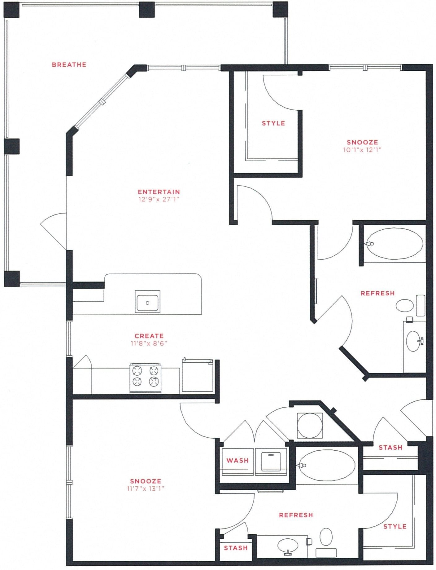B2 floor plan