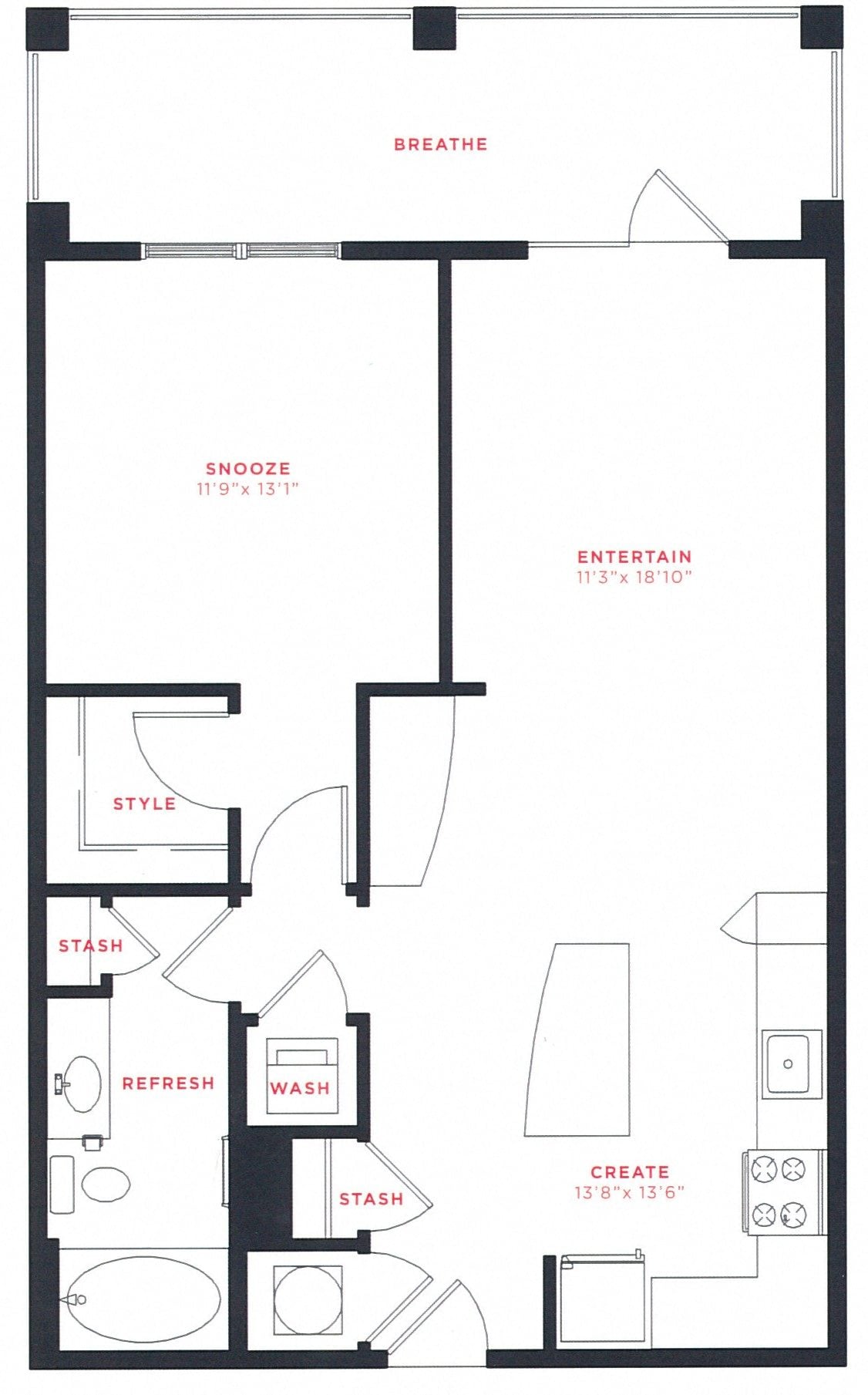 A2 floor plan