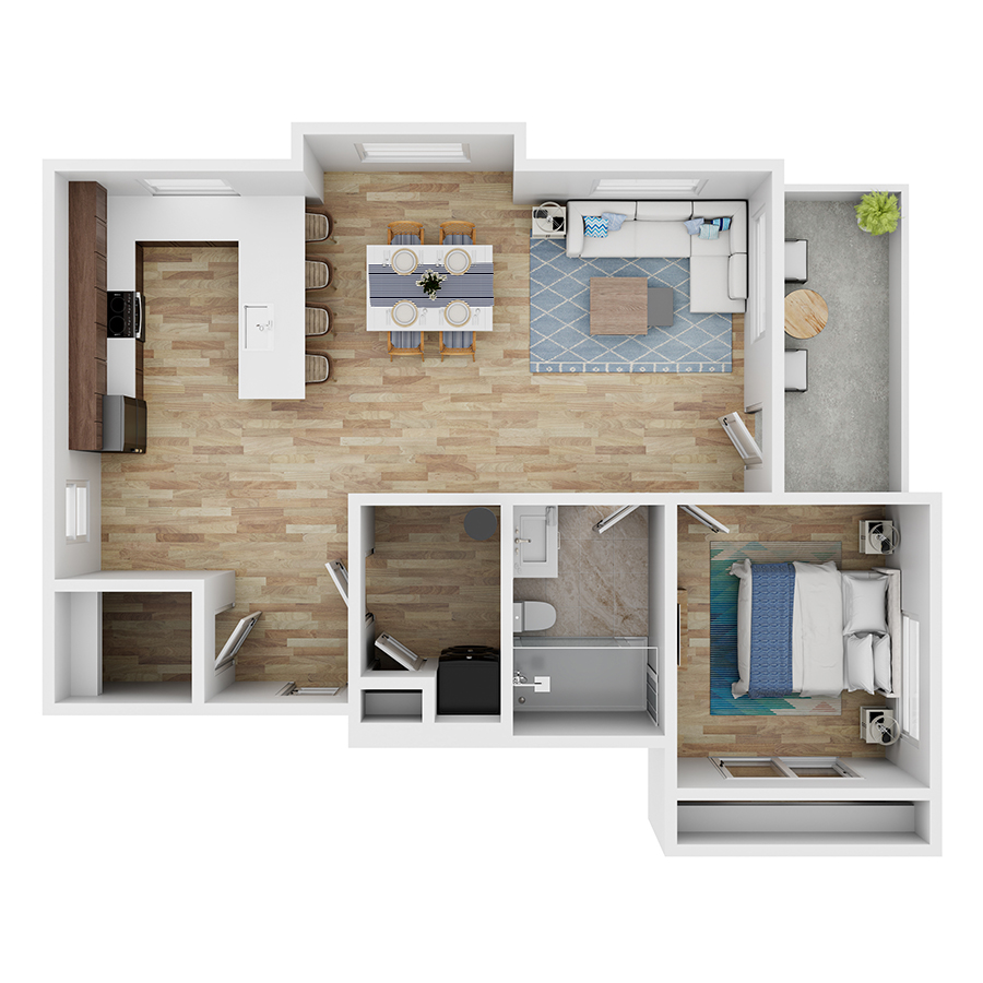A1 floor plan