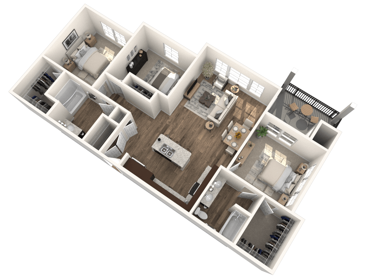 h-1 floor plan