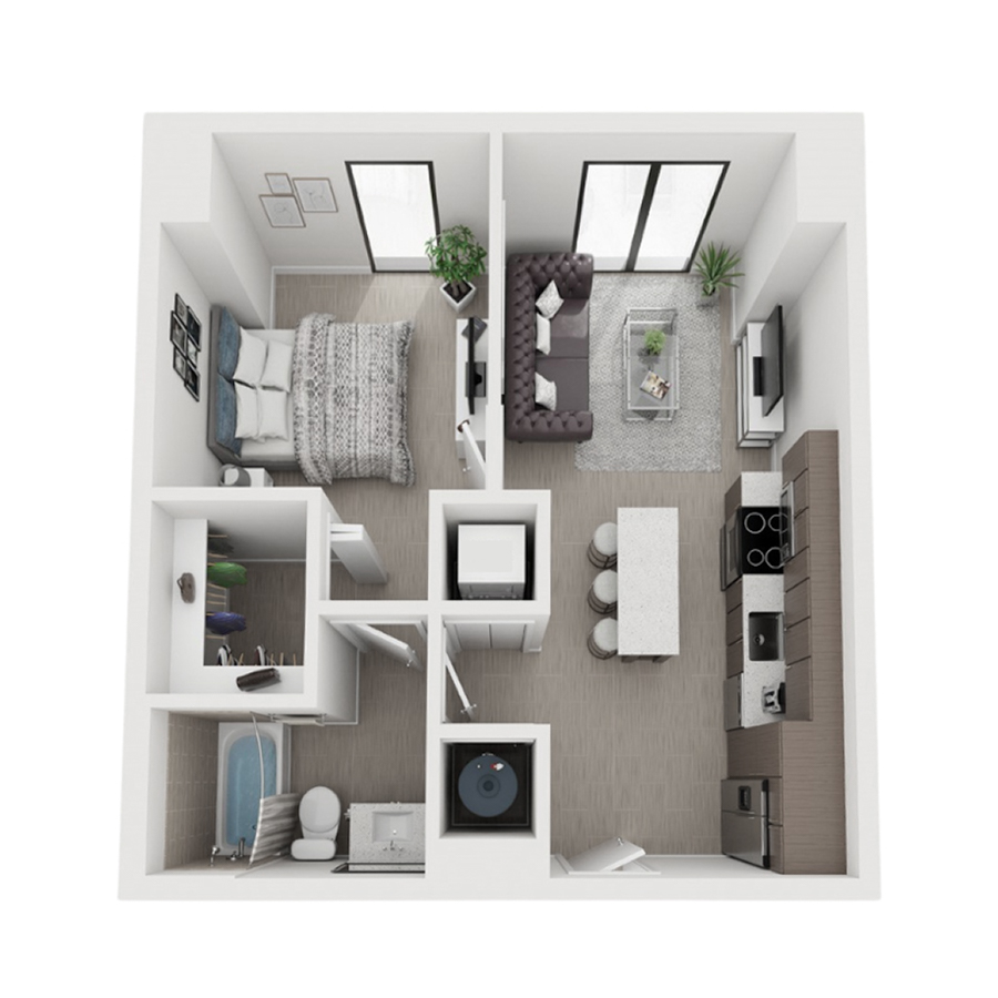 A2 floor plan