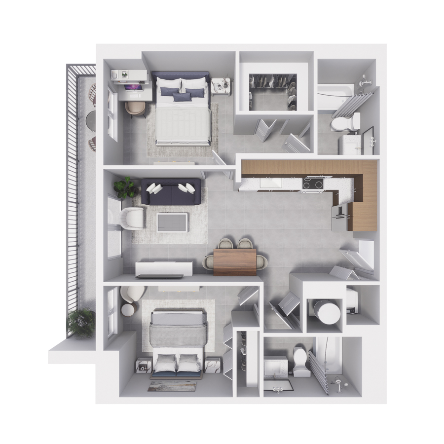 B2 floor plan