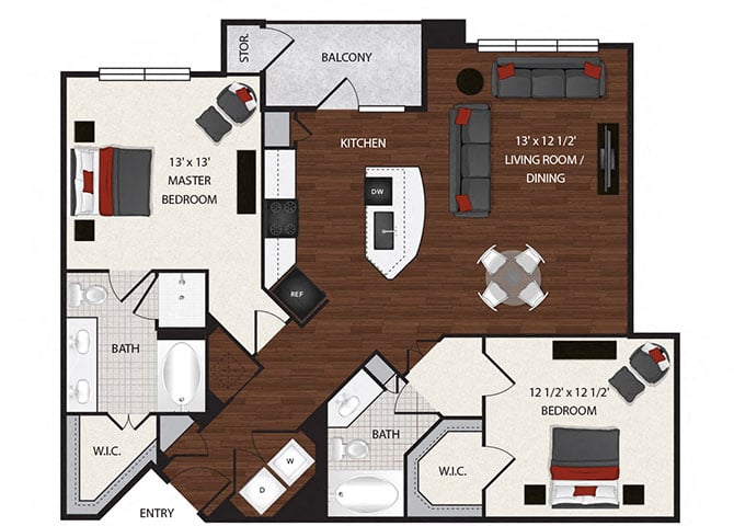 B2 floor plan