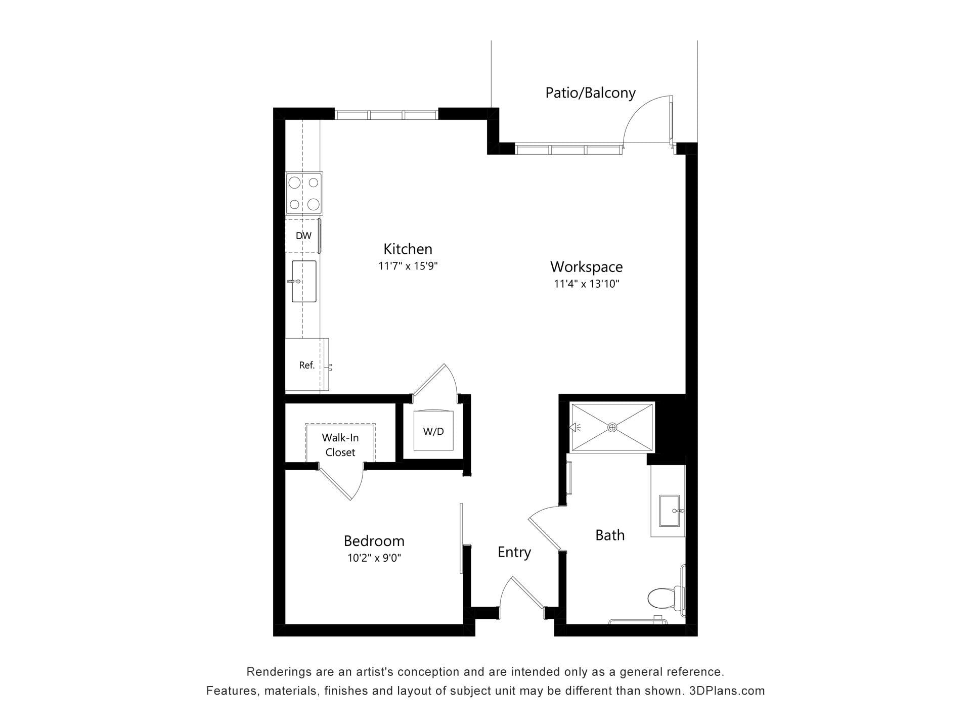A2LW floor plan