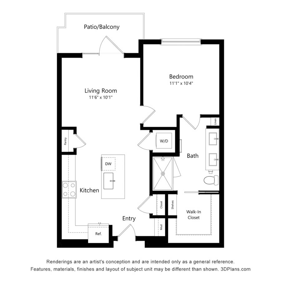 A1 floor plan