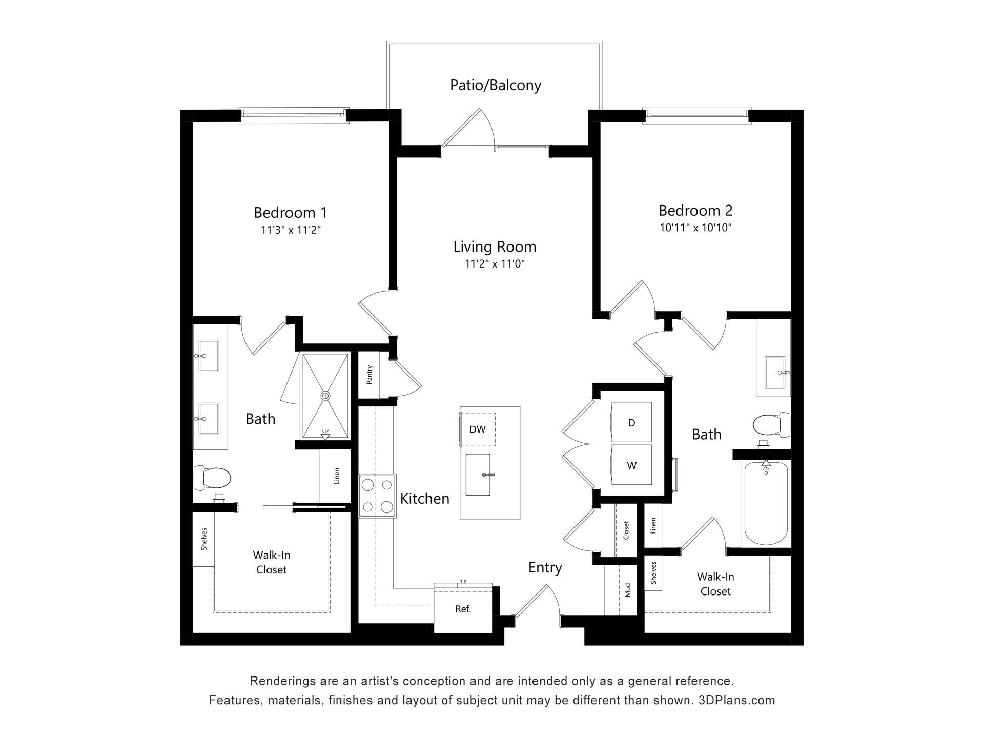 B2 floor plan