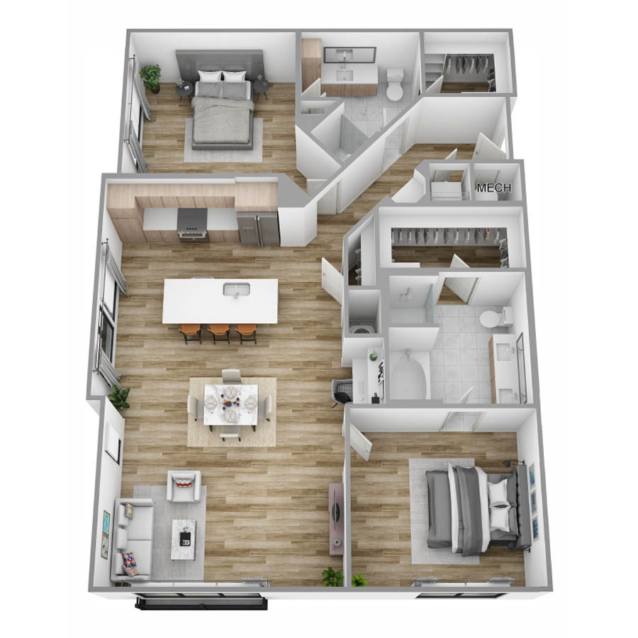M floor plan