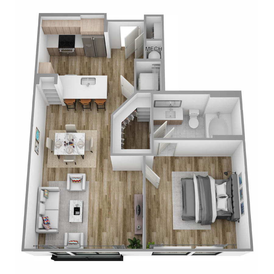 D floor plan