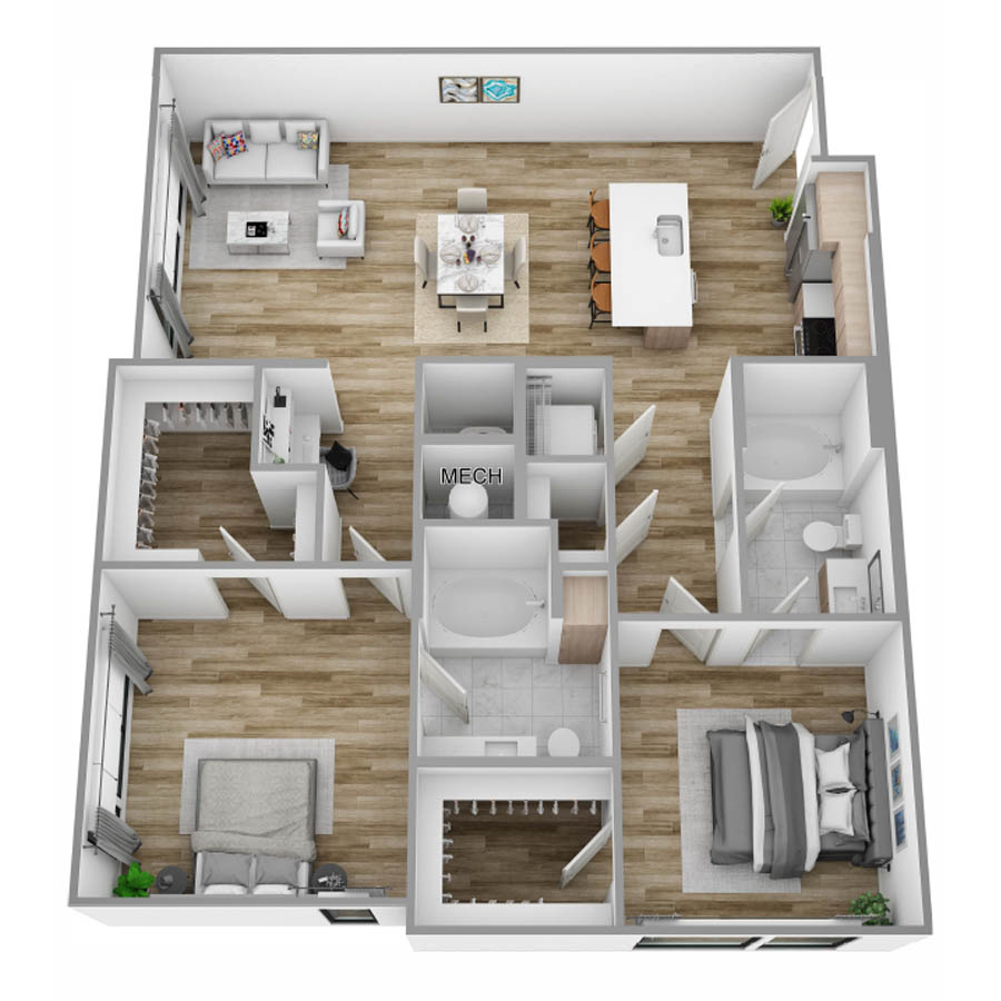 J floor plan