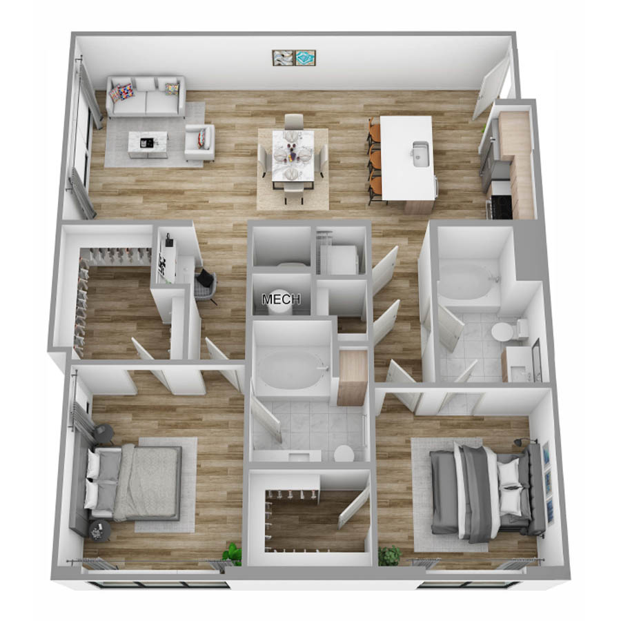 I floor plan