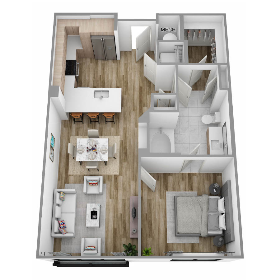 C floor plan