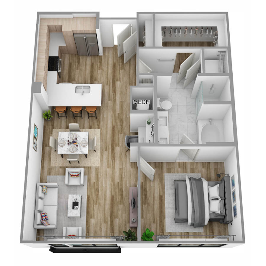 F floor plan