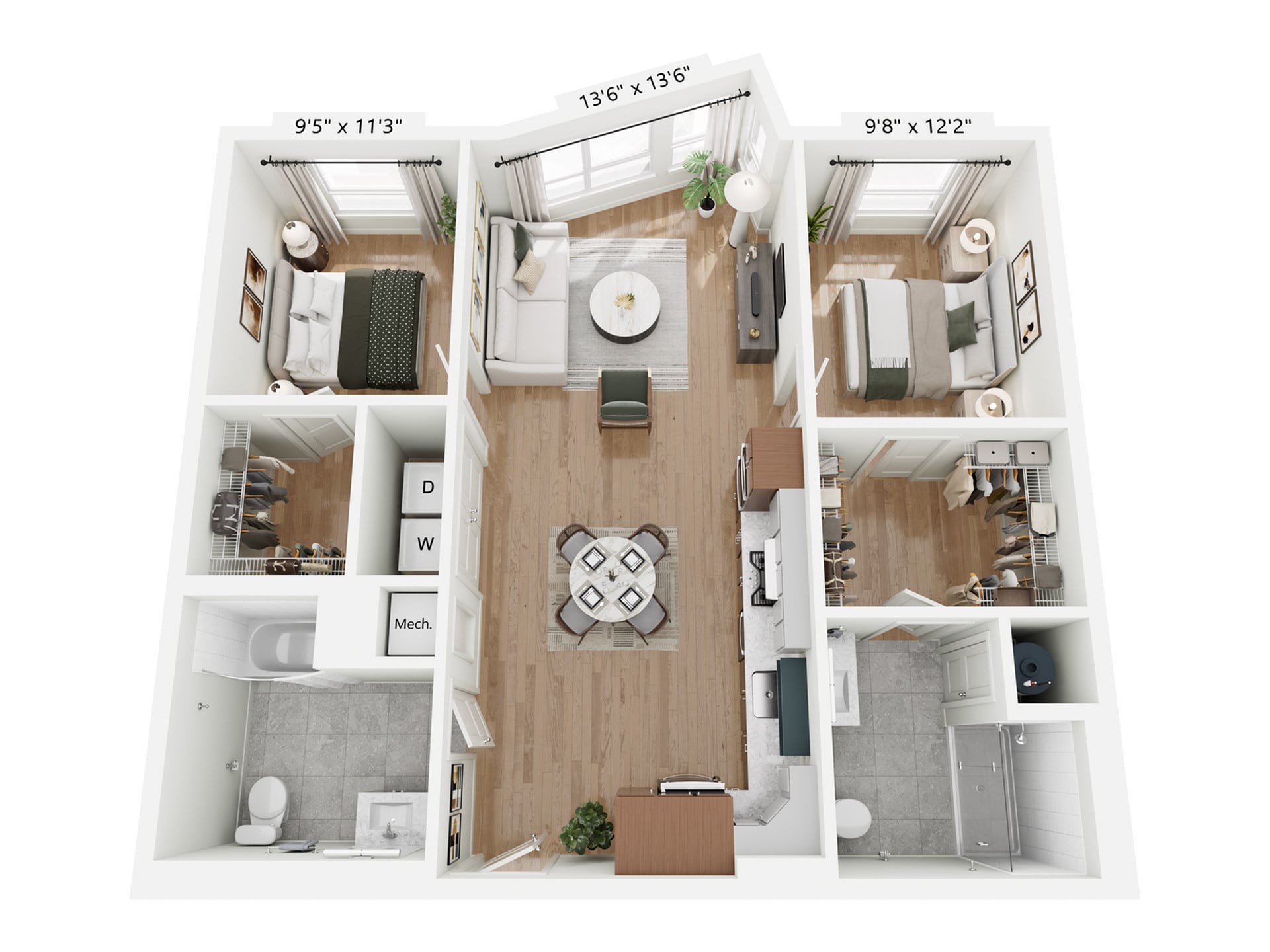 B6H floor plan
