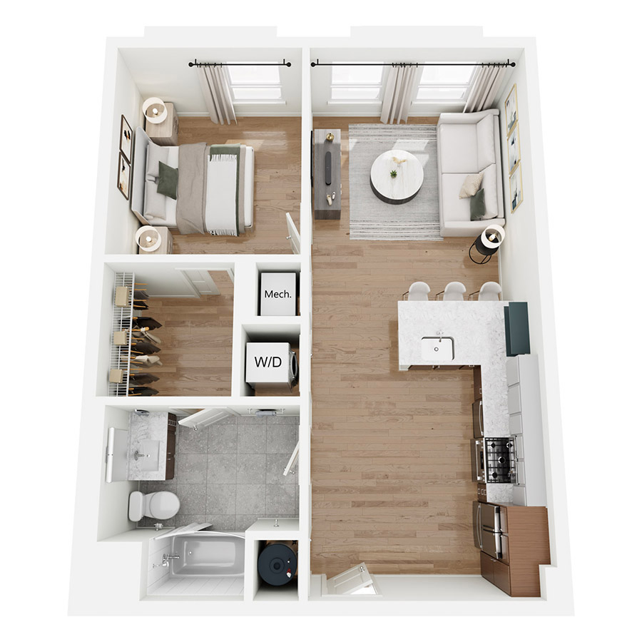 A6 floor plan