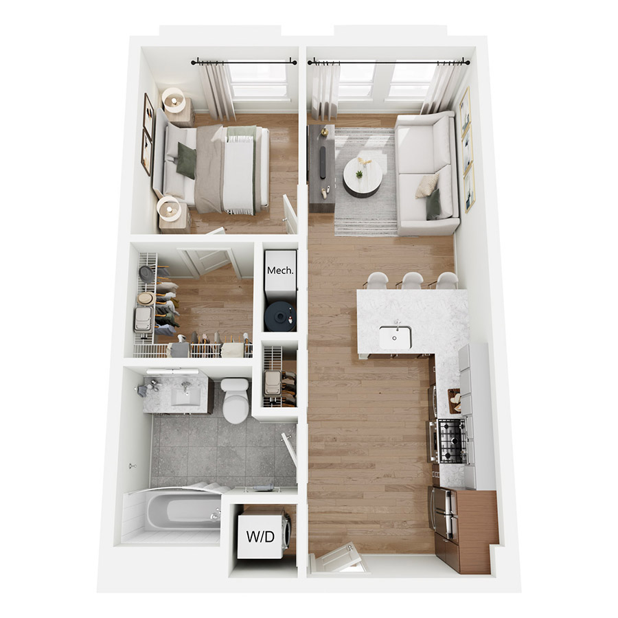 A1 floor plan