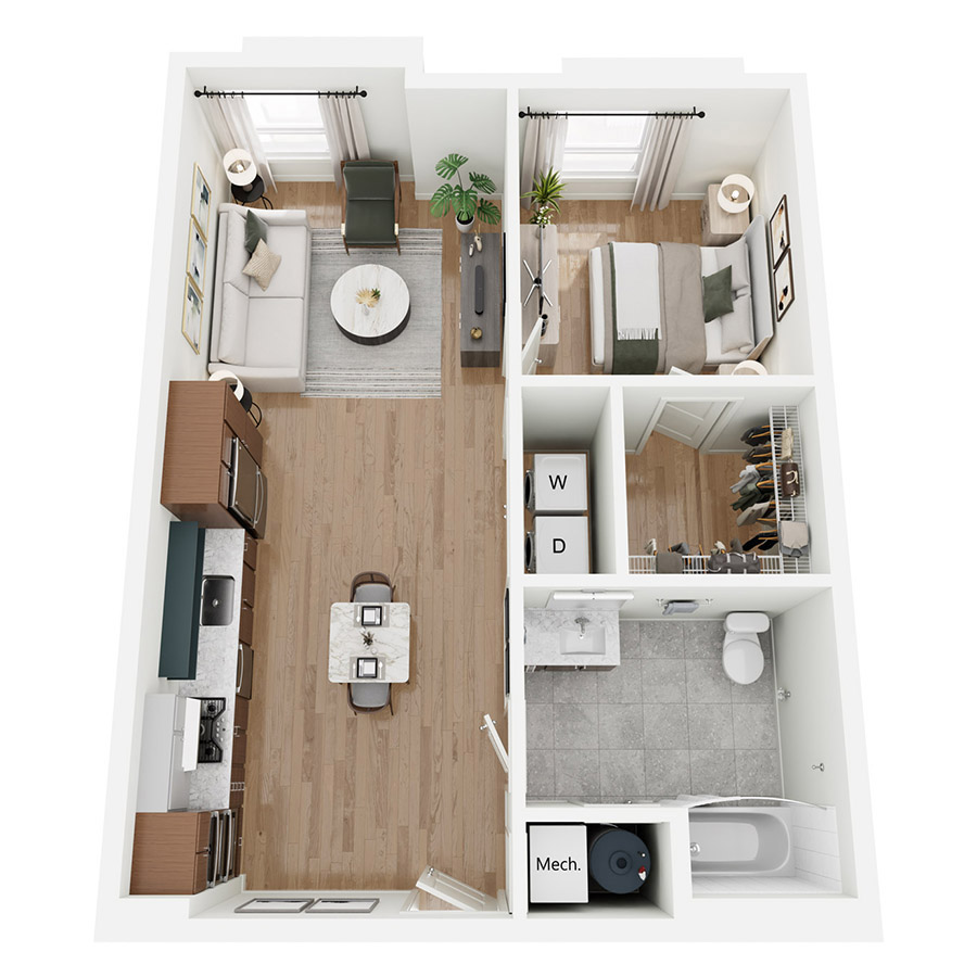 A6H floor plan