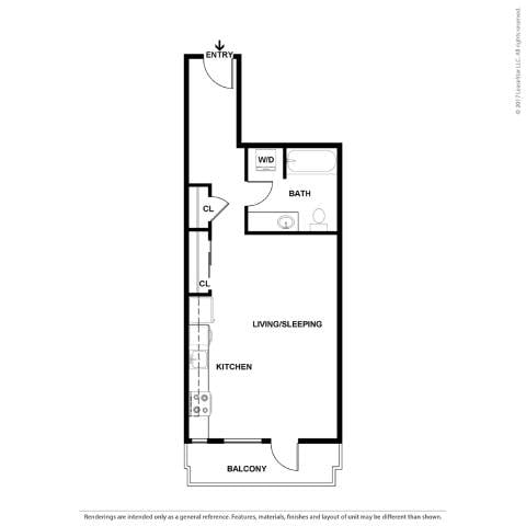Studio-e2 floor plan