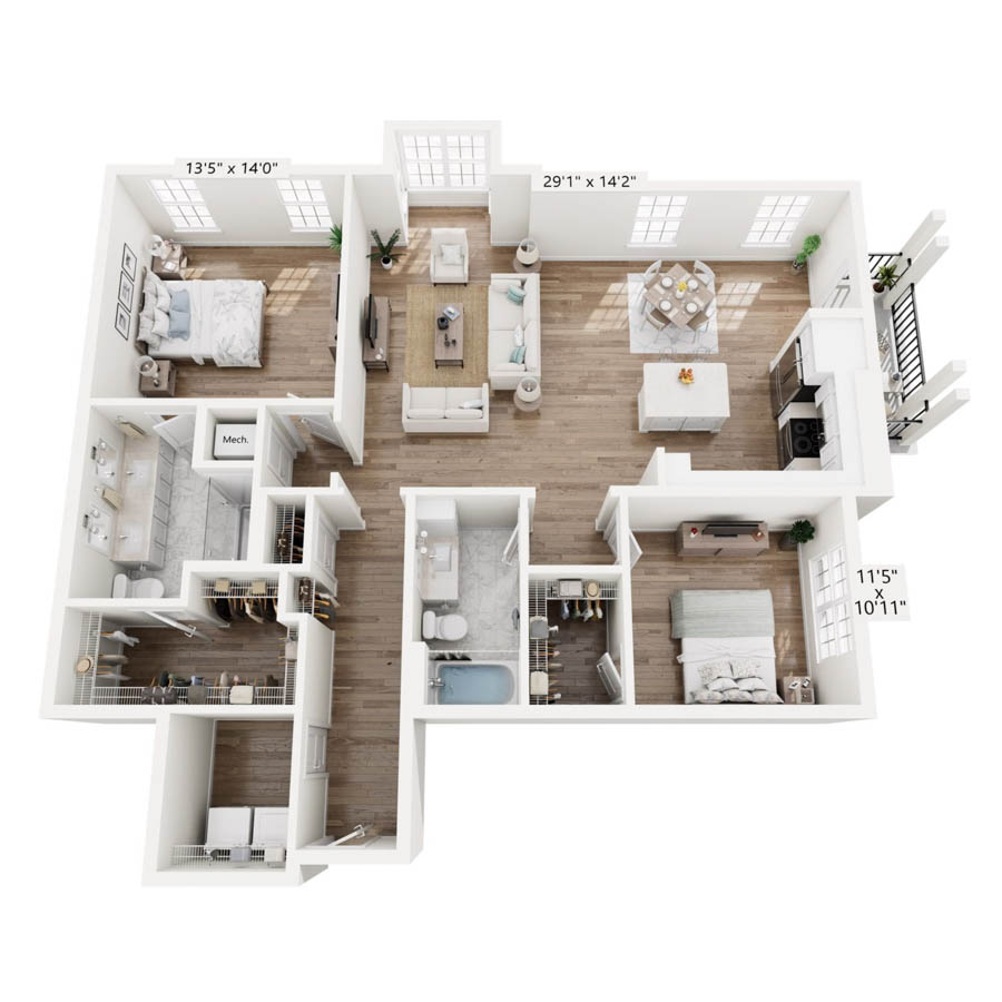 B5E floor plan