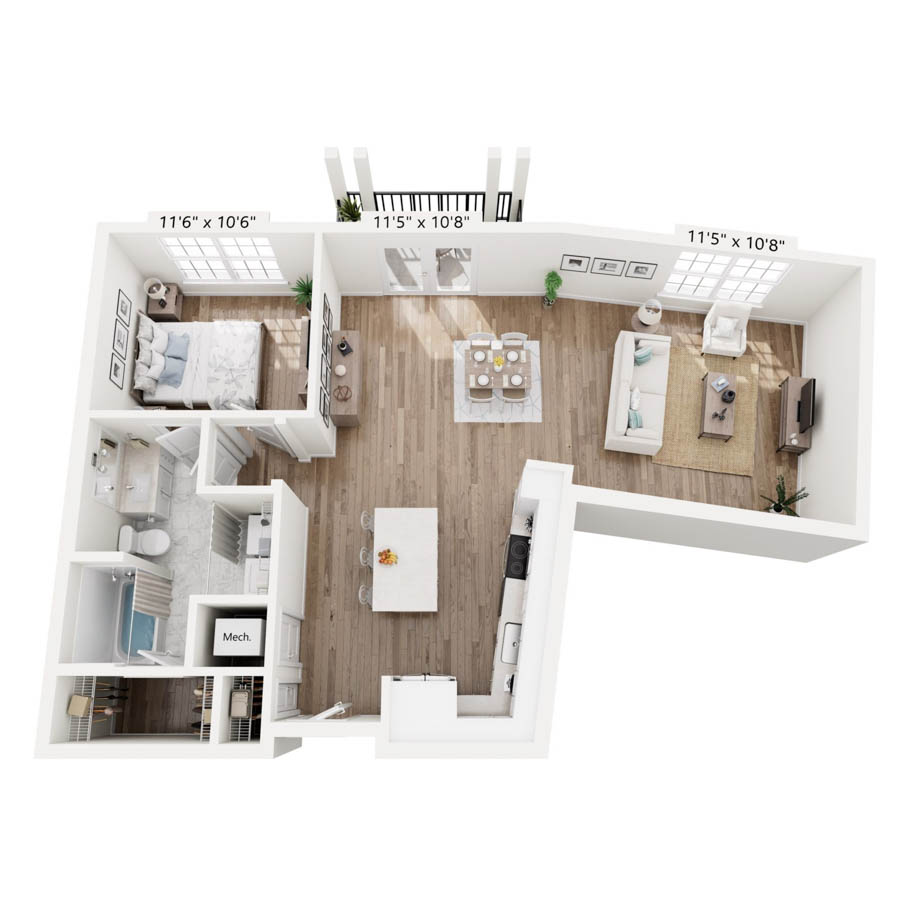 A1J floor plan