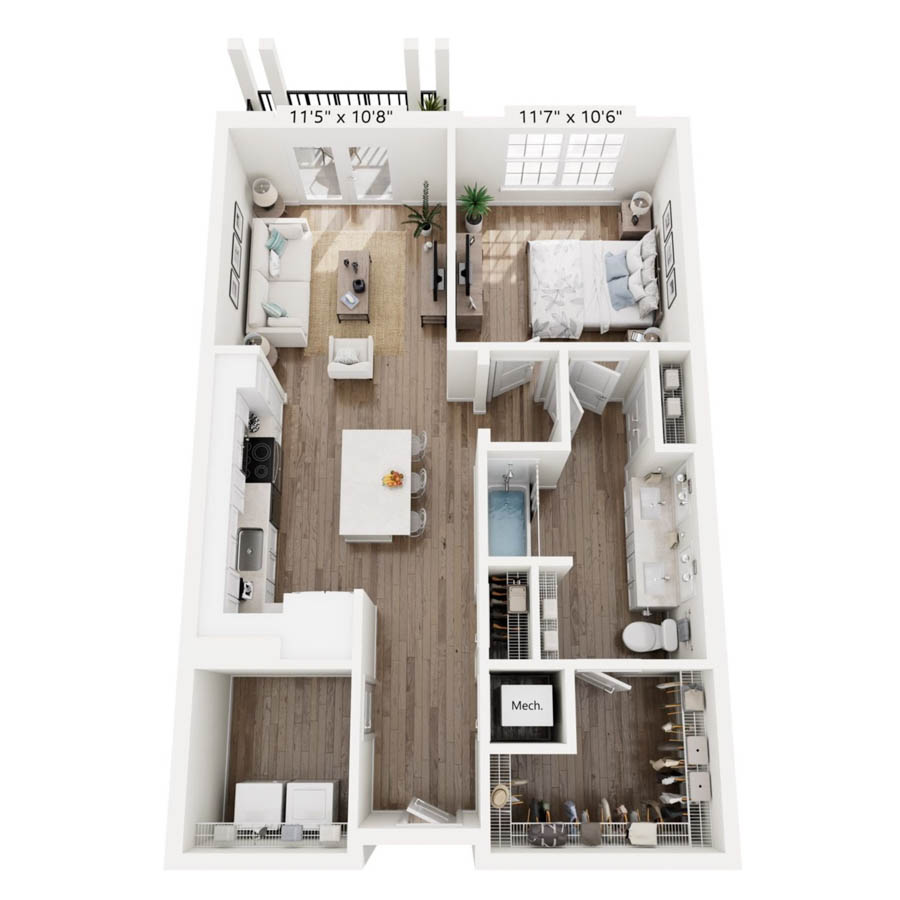 A1D floor plan