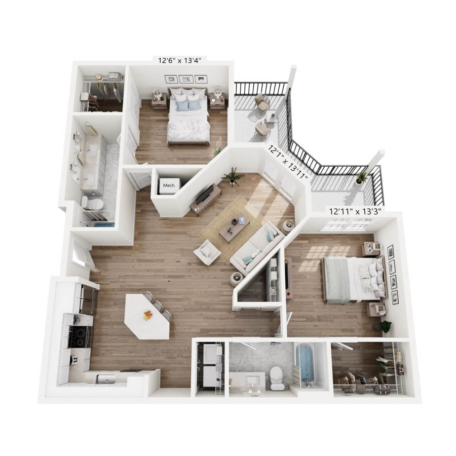 B2 floor plan