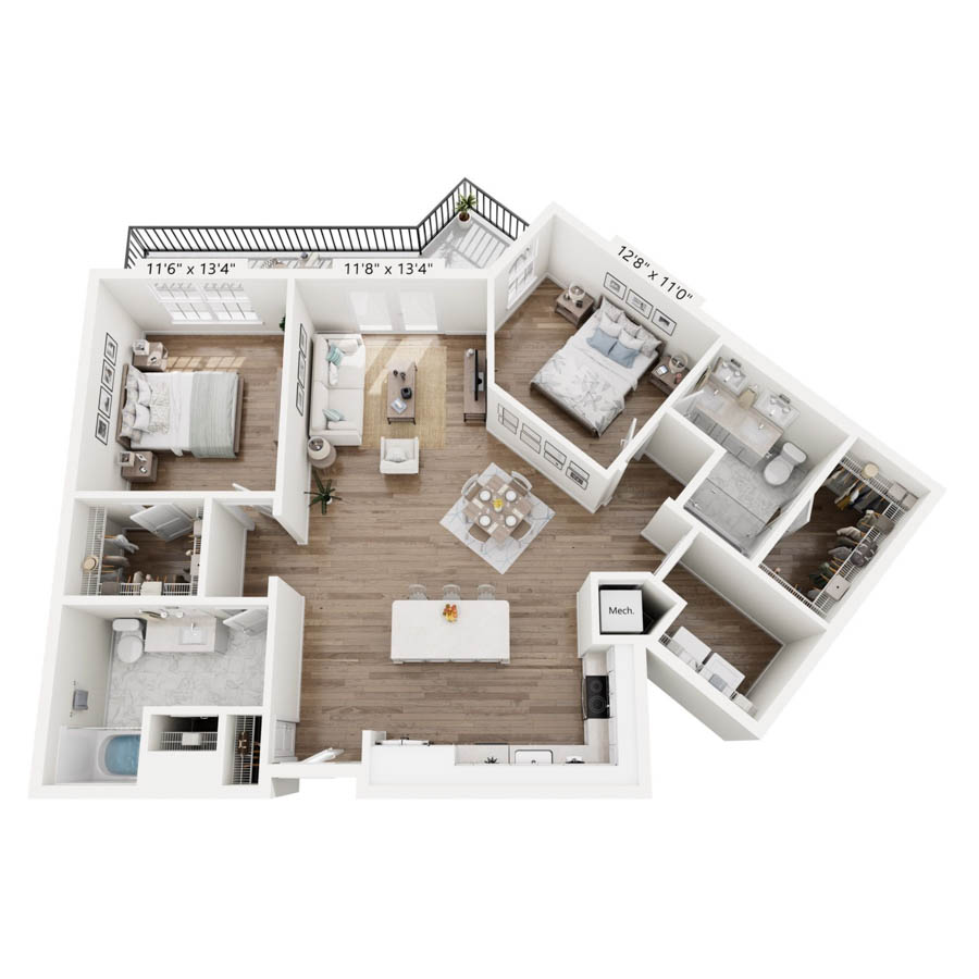 B4 floor plan