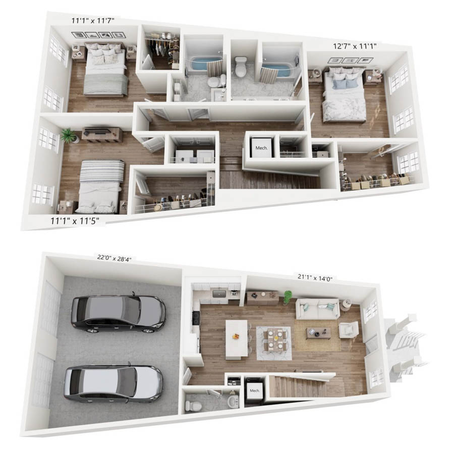 T2 floor plan