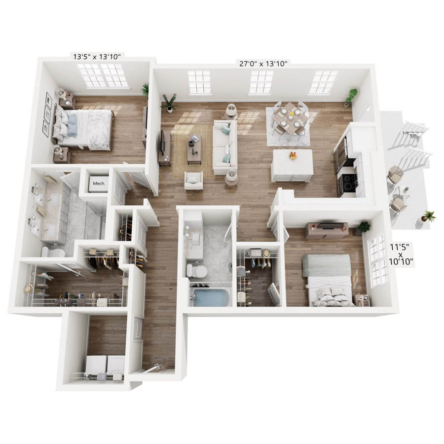 B5D floor plan