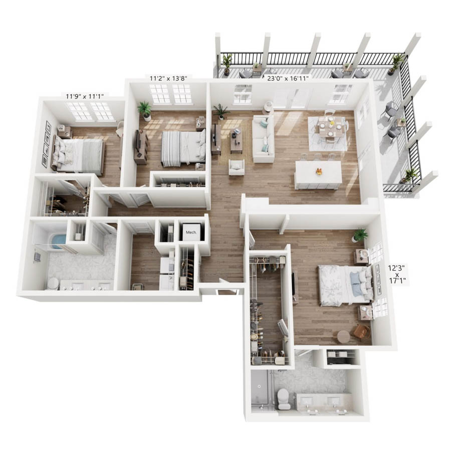 C2A floor plan