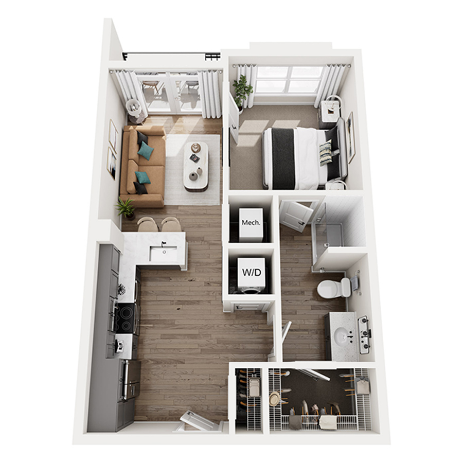 A1 floor plan