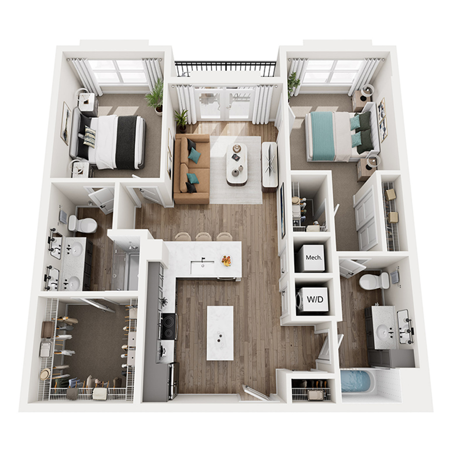 B4 floor plan