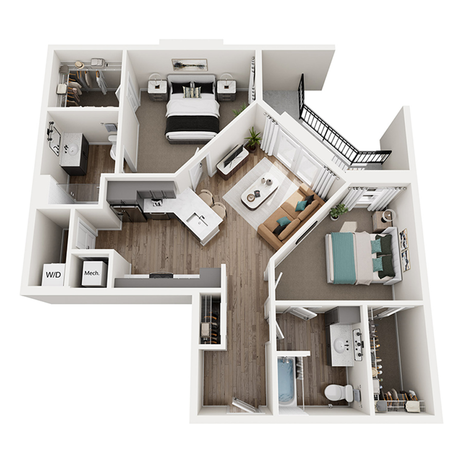 B2 floor plan