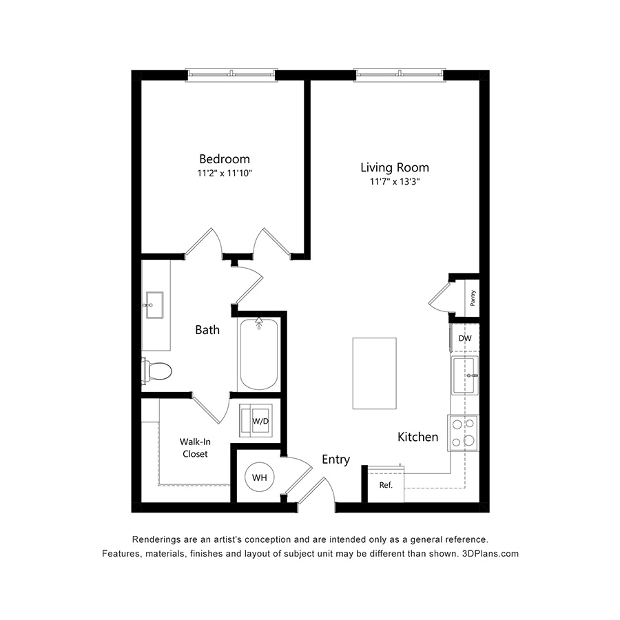 A1.1 floor plan