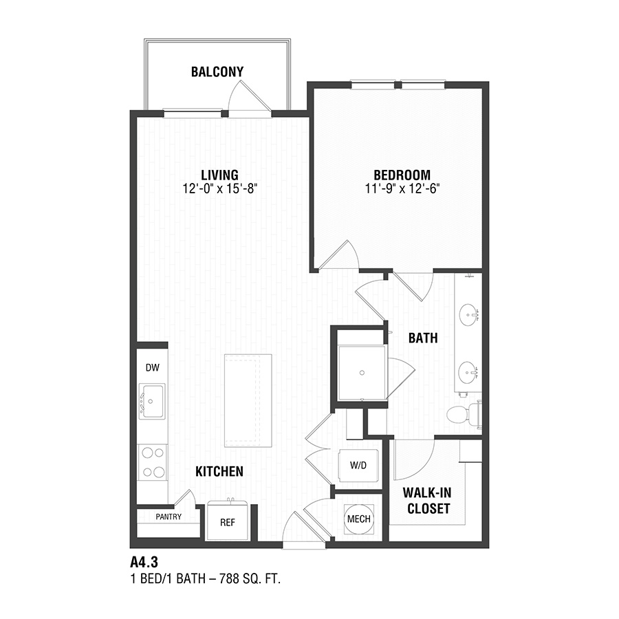 A4.3 floor plan