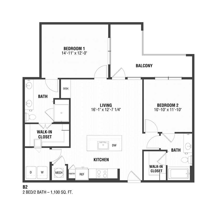 B2 floor plan