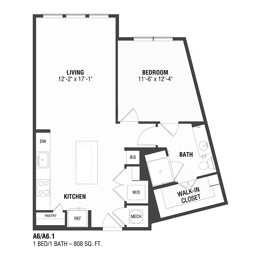 A6 floor plan
