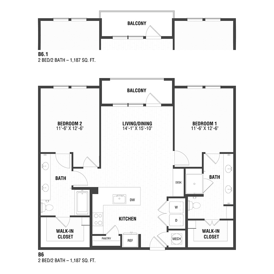 B6 floor plan
