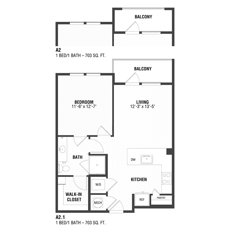 A2.1 floor plan