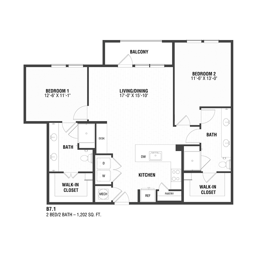 B7.1 floor plan