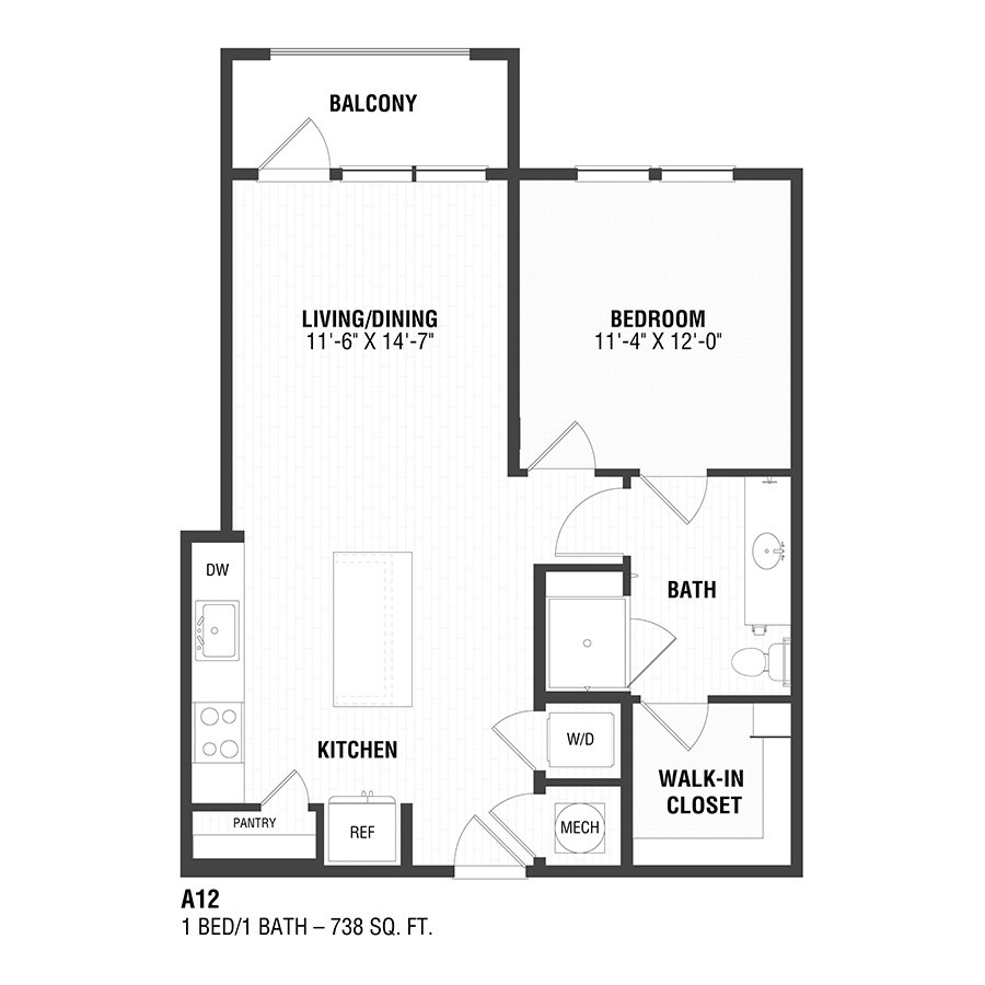 A12 floor plan