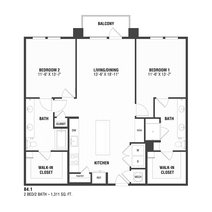B4.1 floor plan