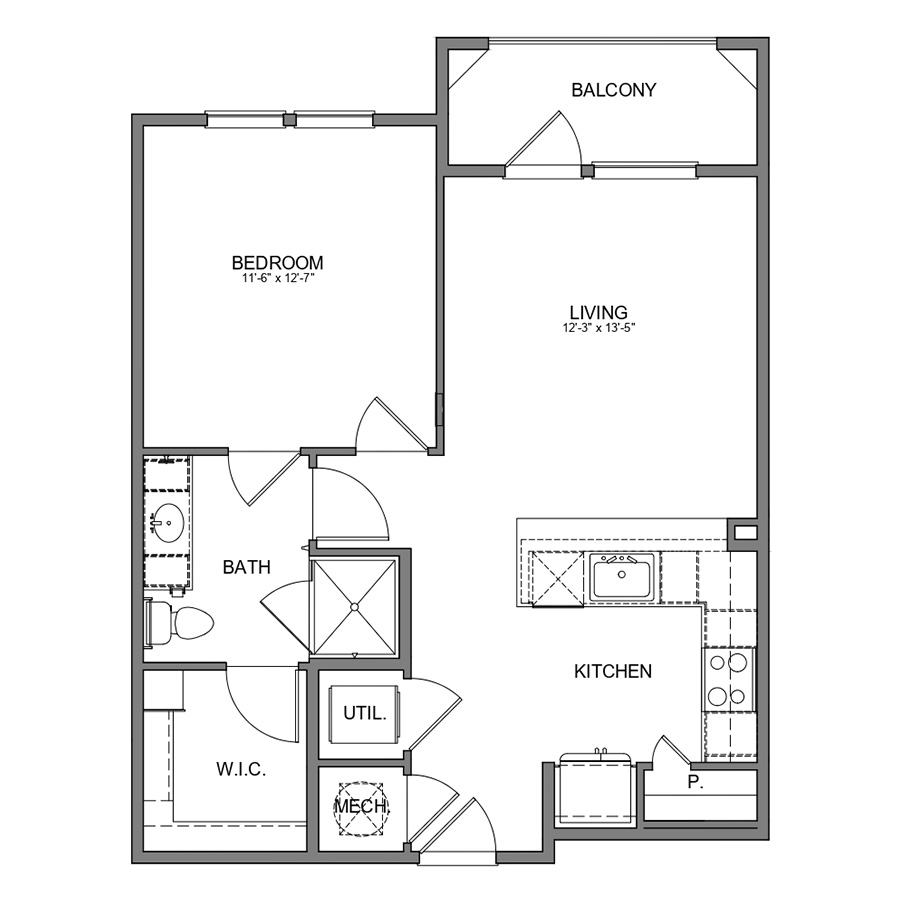 A2 floor plan