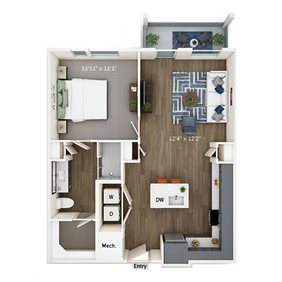 A2 AFF floor plan