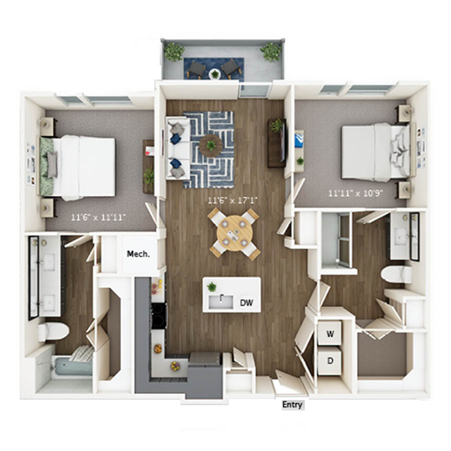 B2 floor plan